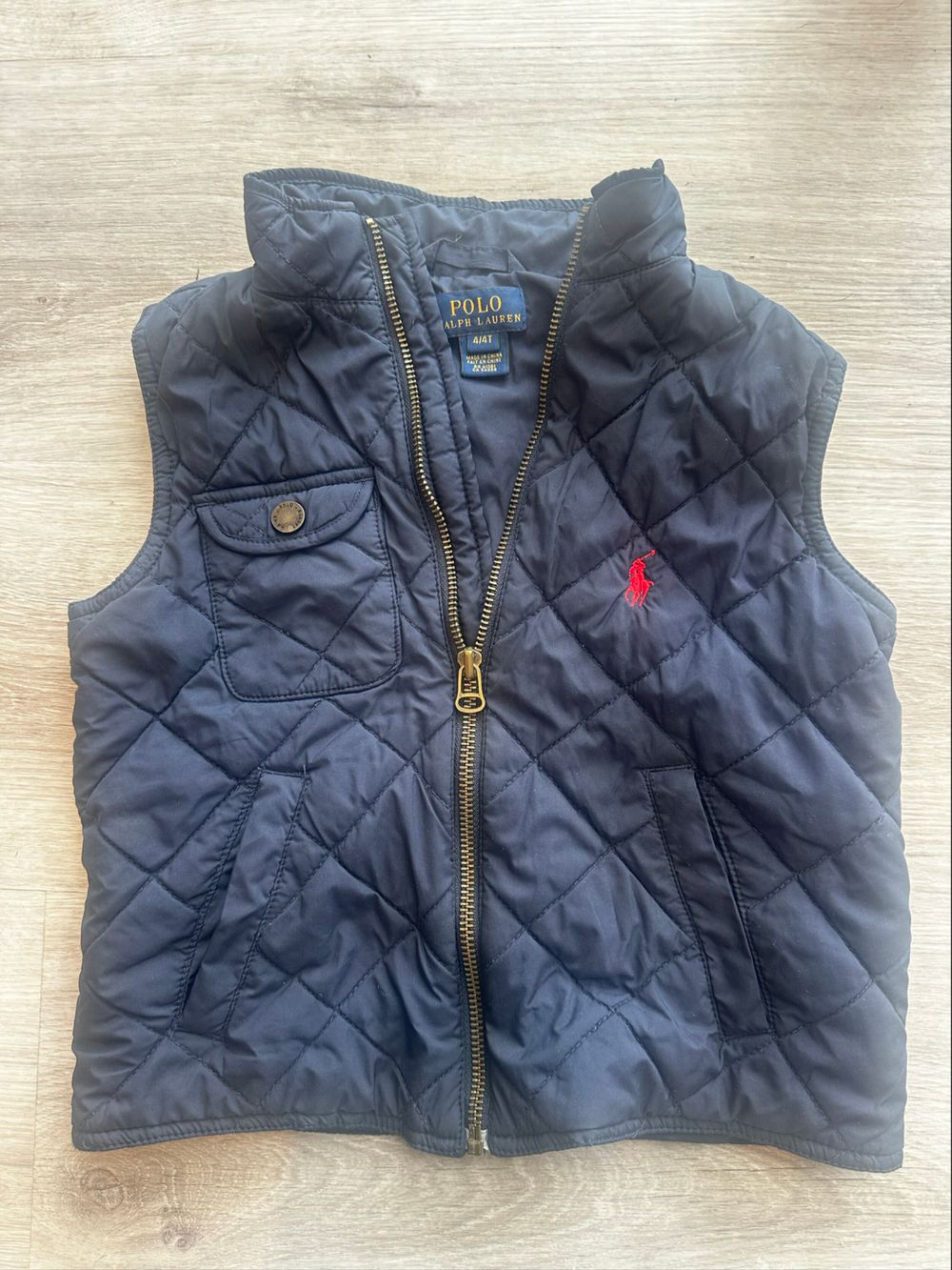 Polo Ralph Lauren Navy Quilted Vest