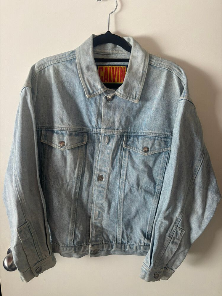 Vintage Calvin Klein Light Blue Denim Jacket