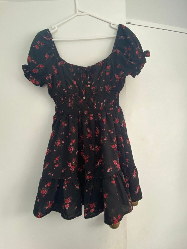 Ally Fashion - Floral Print Dress on Designer Wardrobe