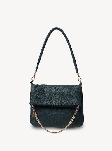 Saben Daria Black Leather Shoulder Bag