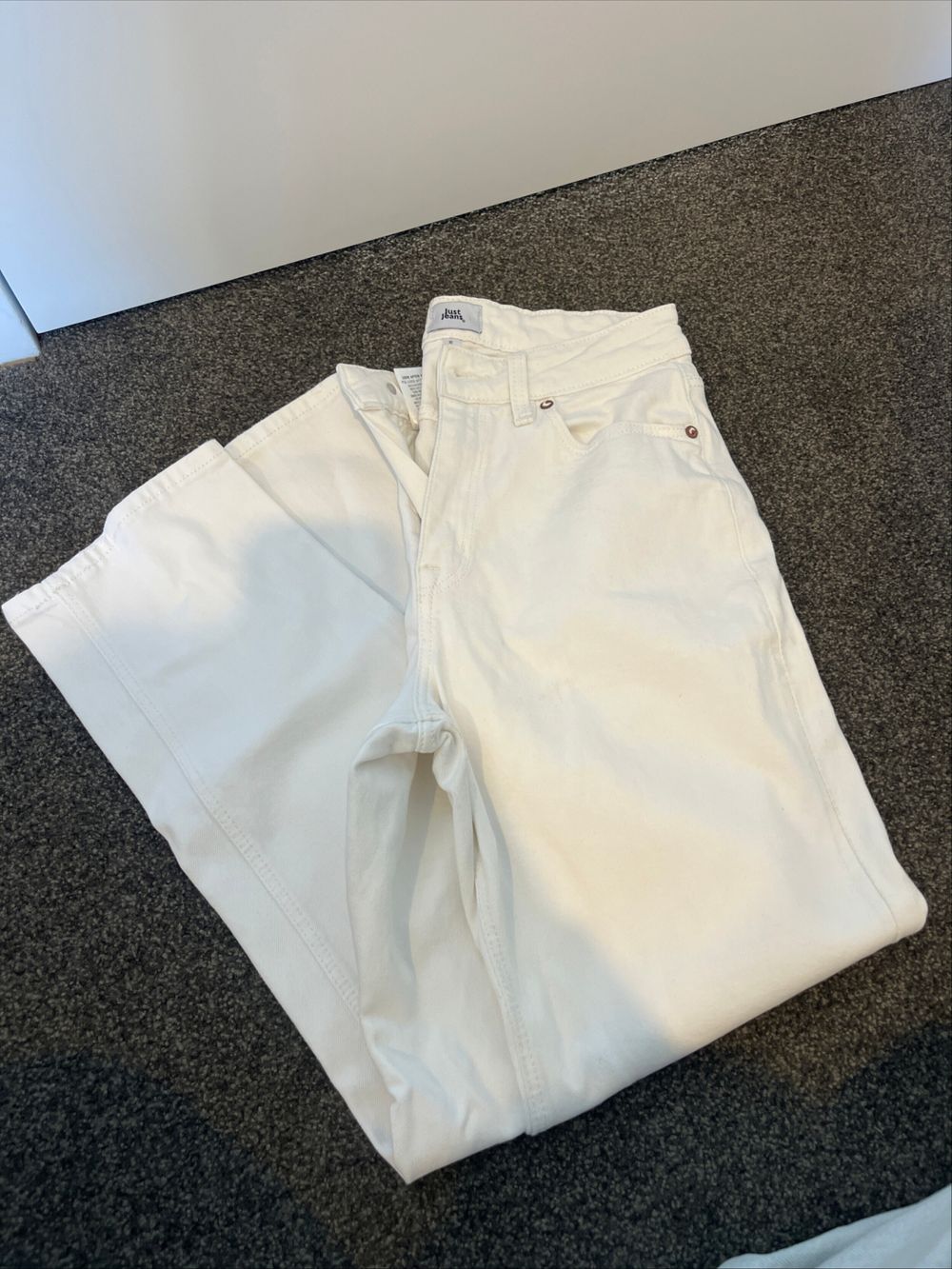 Just Jeans White Straight Jeans