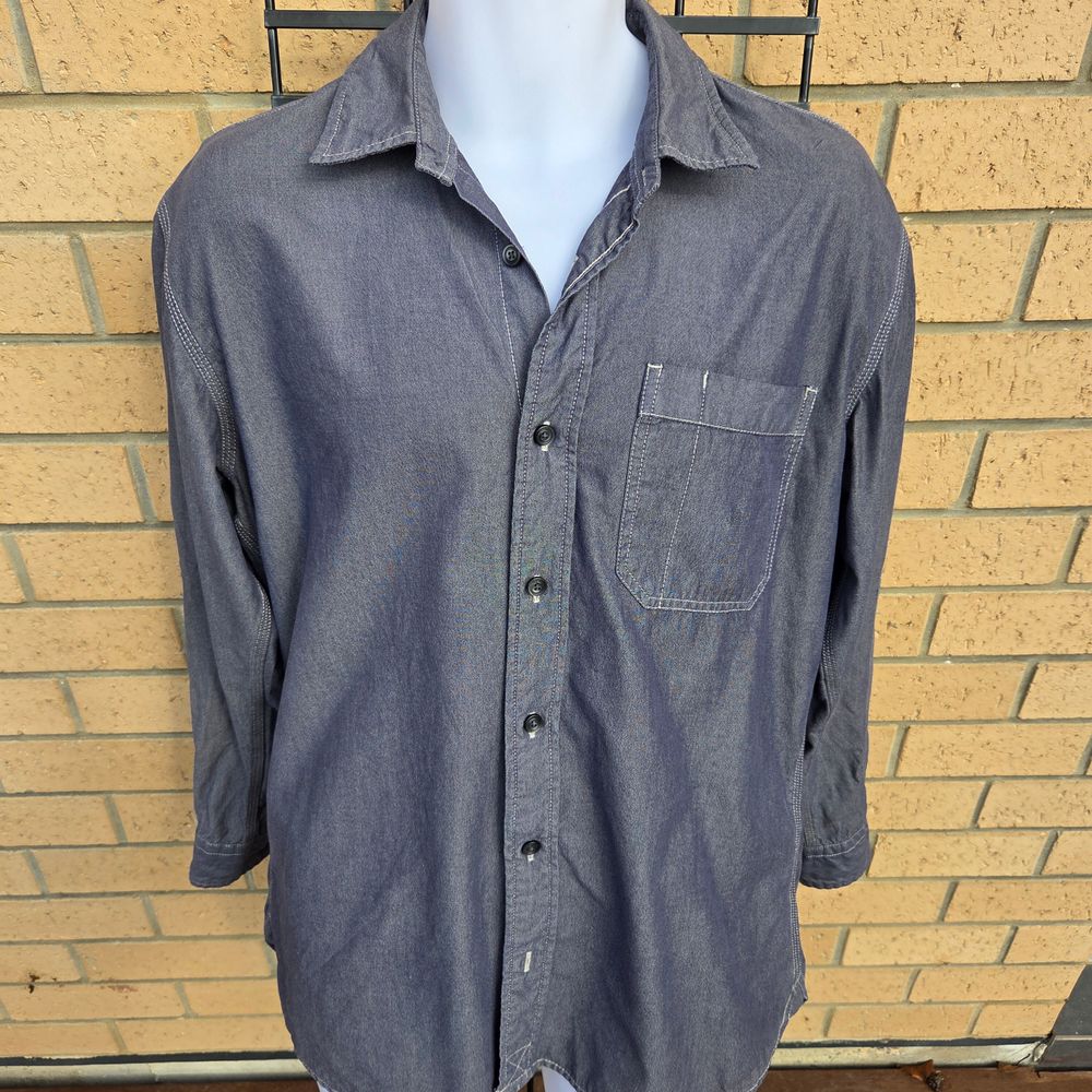 Filson Garment Blue Long Sleeve Shirt