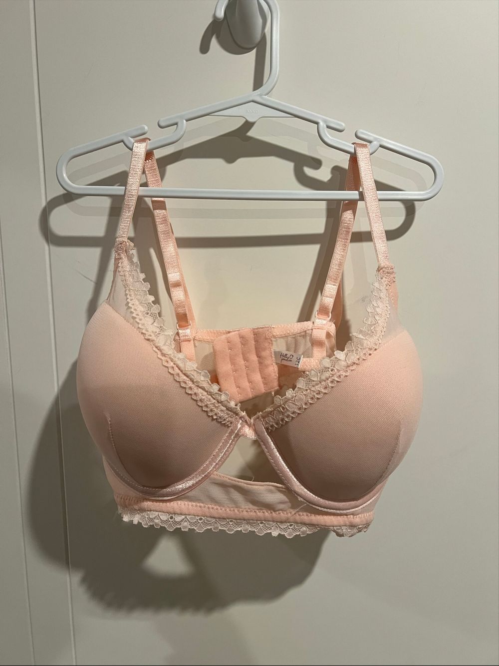 Hello Peachie Pink Lace Bra