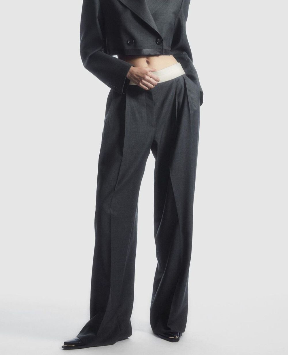 Cos grey wool trousers, unworn. Lovely tailoring. New no tags