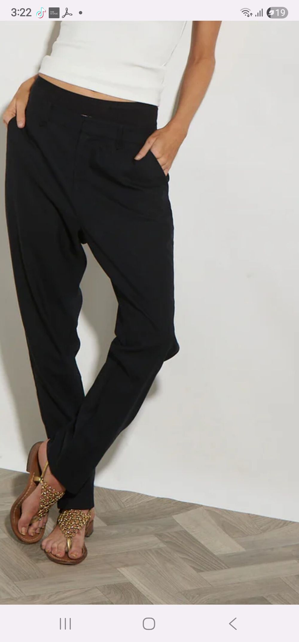 Bnwt Knuefermann essential slouchpants