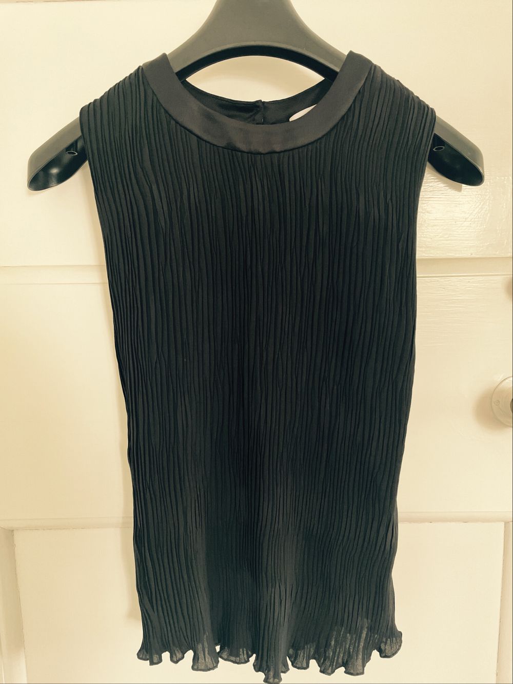 Pleated Sleeveless Top