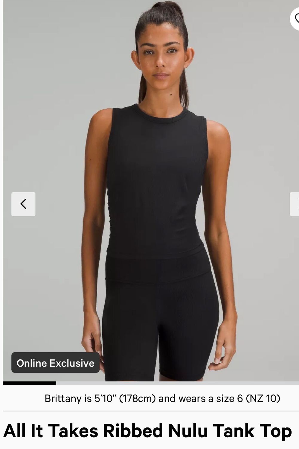 Lululemon All it Takes Tank