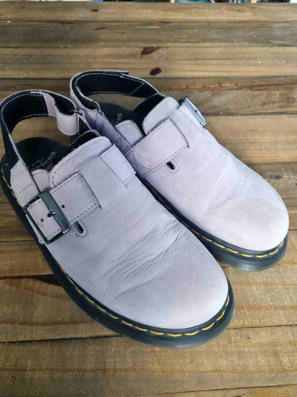 Doc Martens Lilac Suede Clogs