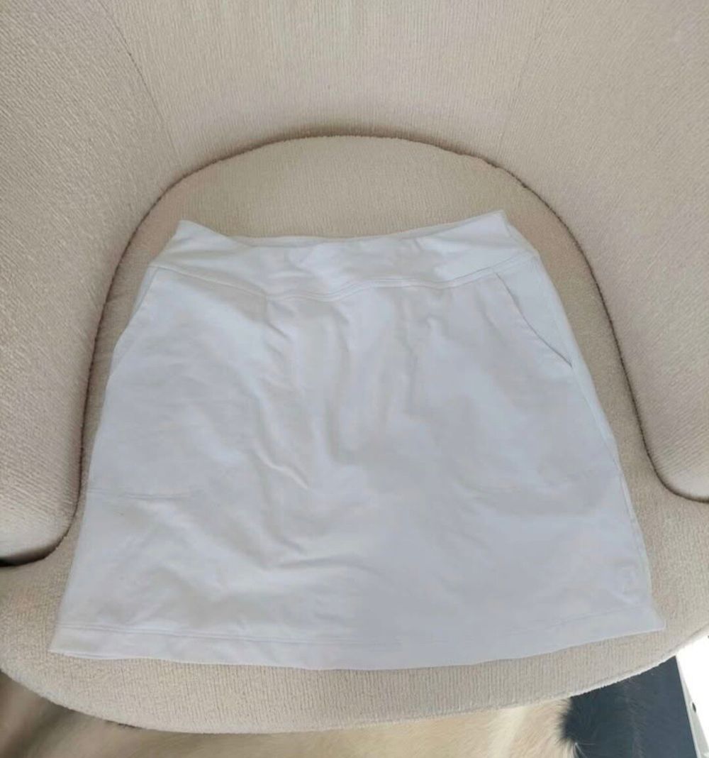 FJ White Golf Skort