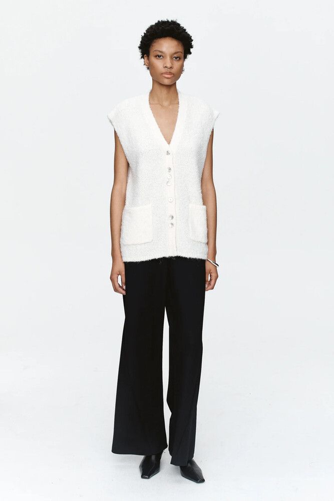 Marle Bonita Vest Ivory - new with tags