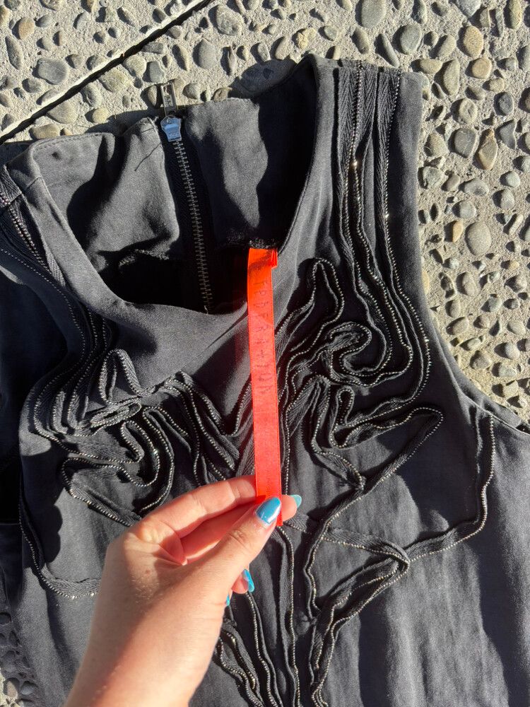 Zipper Detail Mini Dress