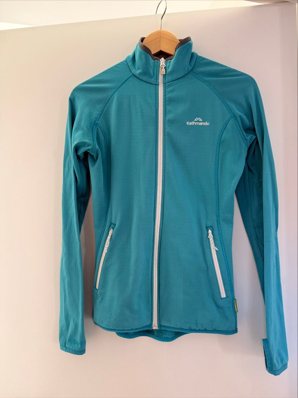 Kathmandu Teal Zip-Up Jacket Size 8
