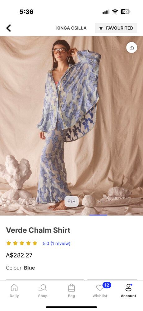 KINGA CSILLA Shirt and Skirt Verde Chalm matching set