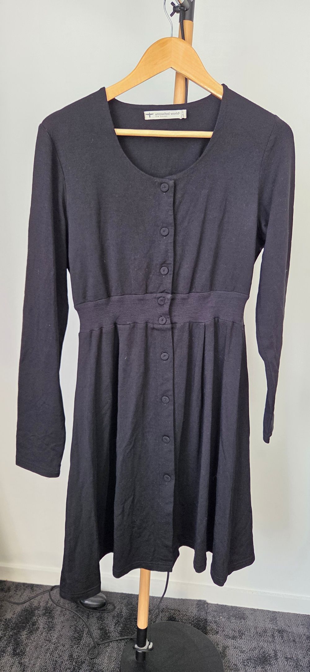 Merino long sleeve dress
