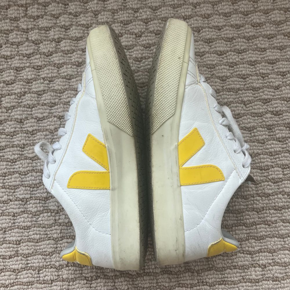 Veja White Yellow Sneakers