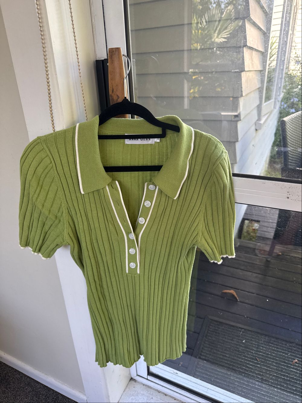 Anna Quan Green Knit Top