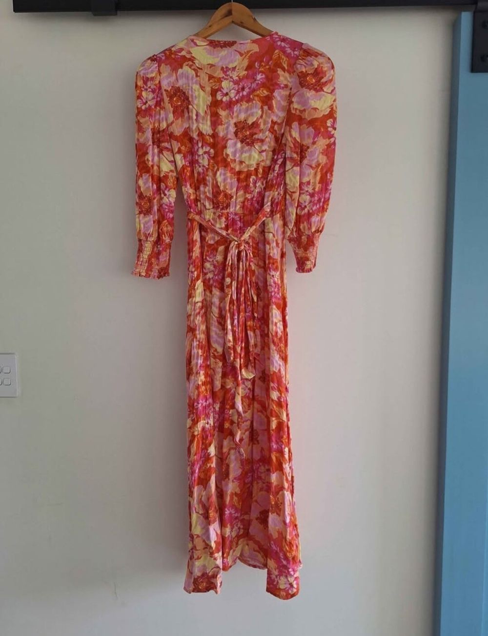 Decjuba Floral Wrap Maxi Dress