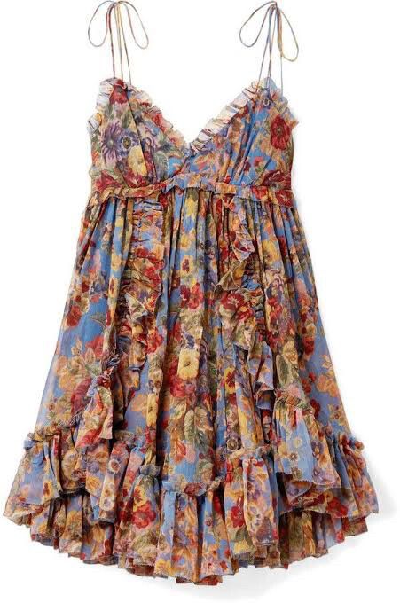 Zimmermann - Zimmermann - Lovelorn Frill Trim Dress on Designer Wardrobe