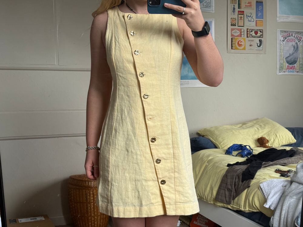 Yellow Mini Dress