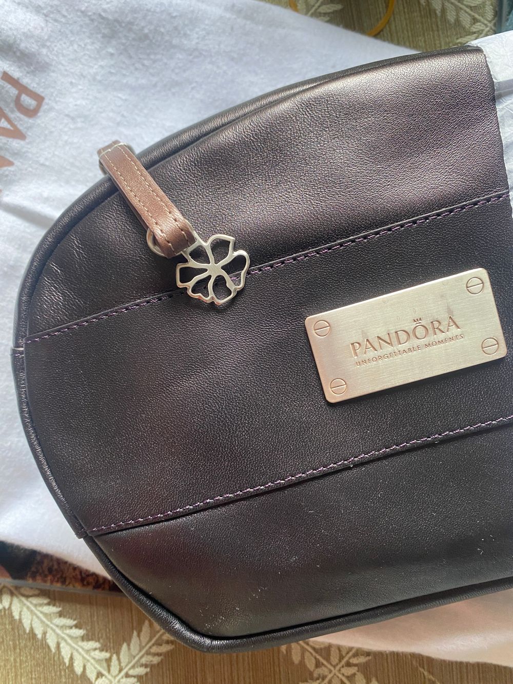 Pandora Leather Make-up Pouch