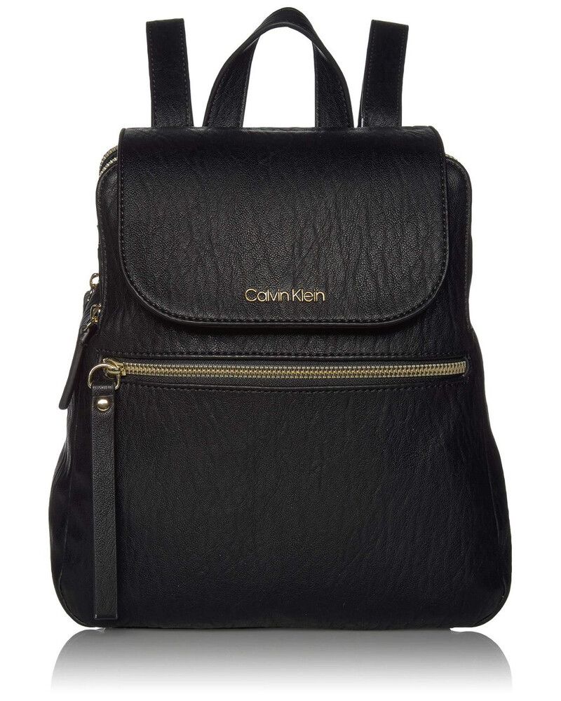 Calvin Klein Elaine Bubble Lamb Flap Backpack