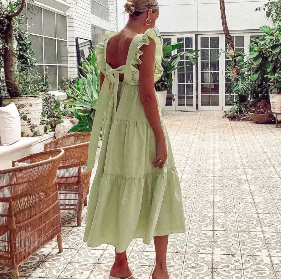 Mossman - SEAHAZE DRESS GREEN on Designer Wardrobe