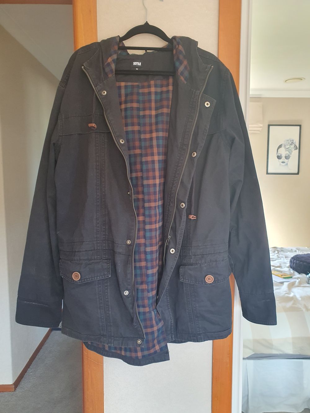 RPM Black Jacket Size M