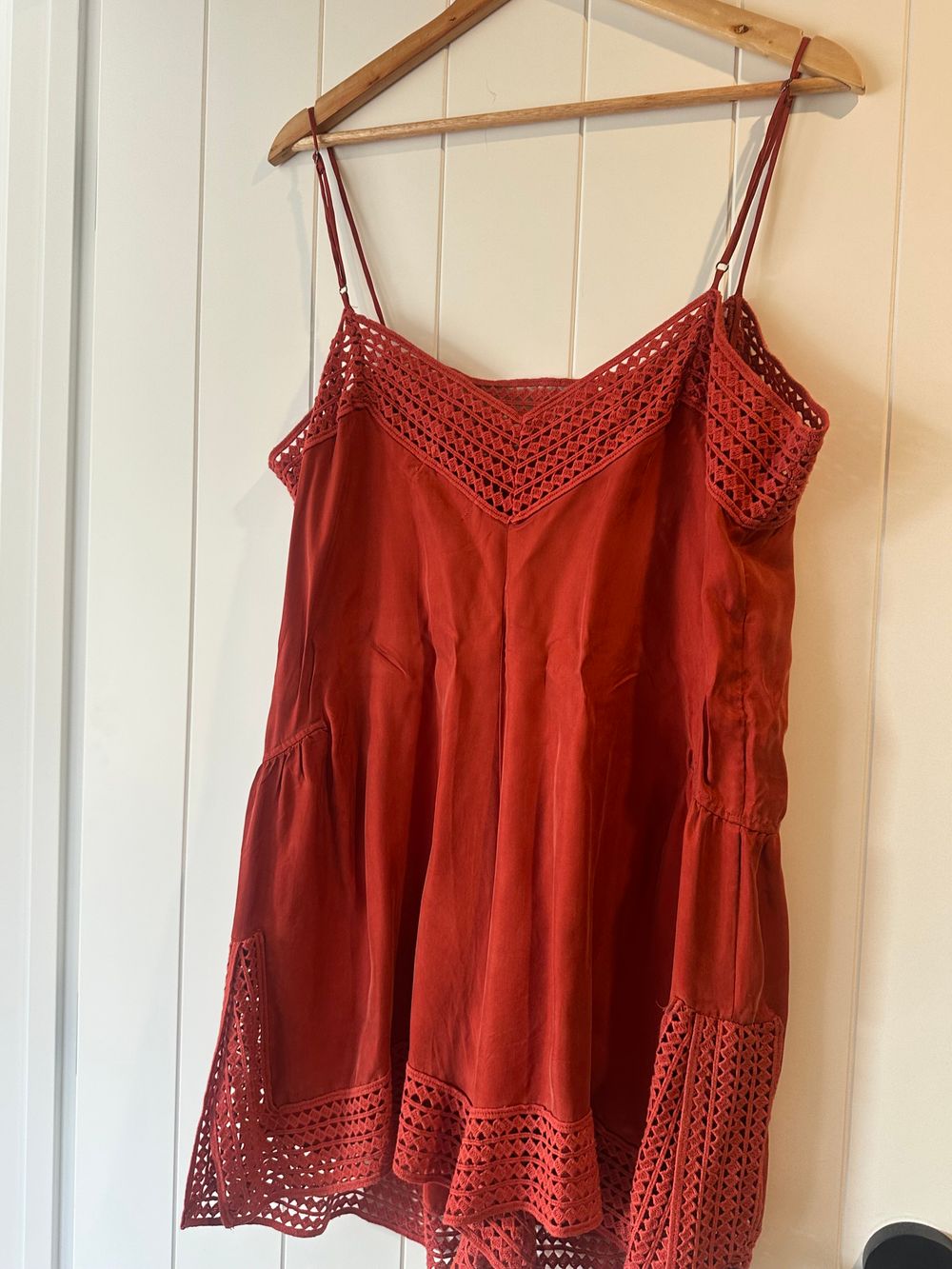 Tigerlily Rust Playsuit - practically new!