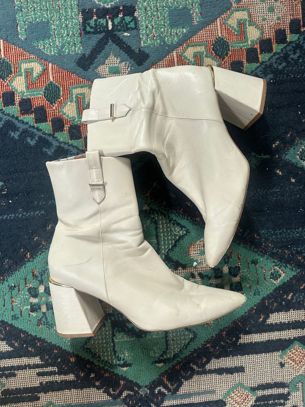 Mi Piaci White Boots- Sz 41