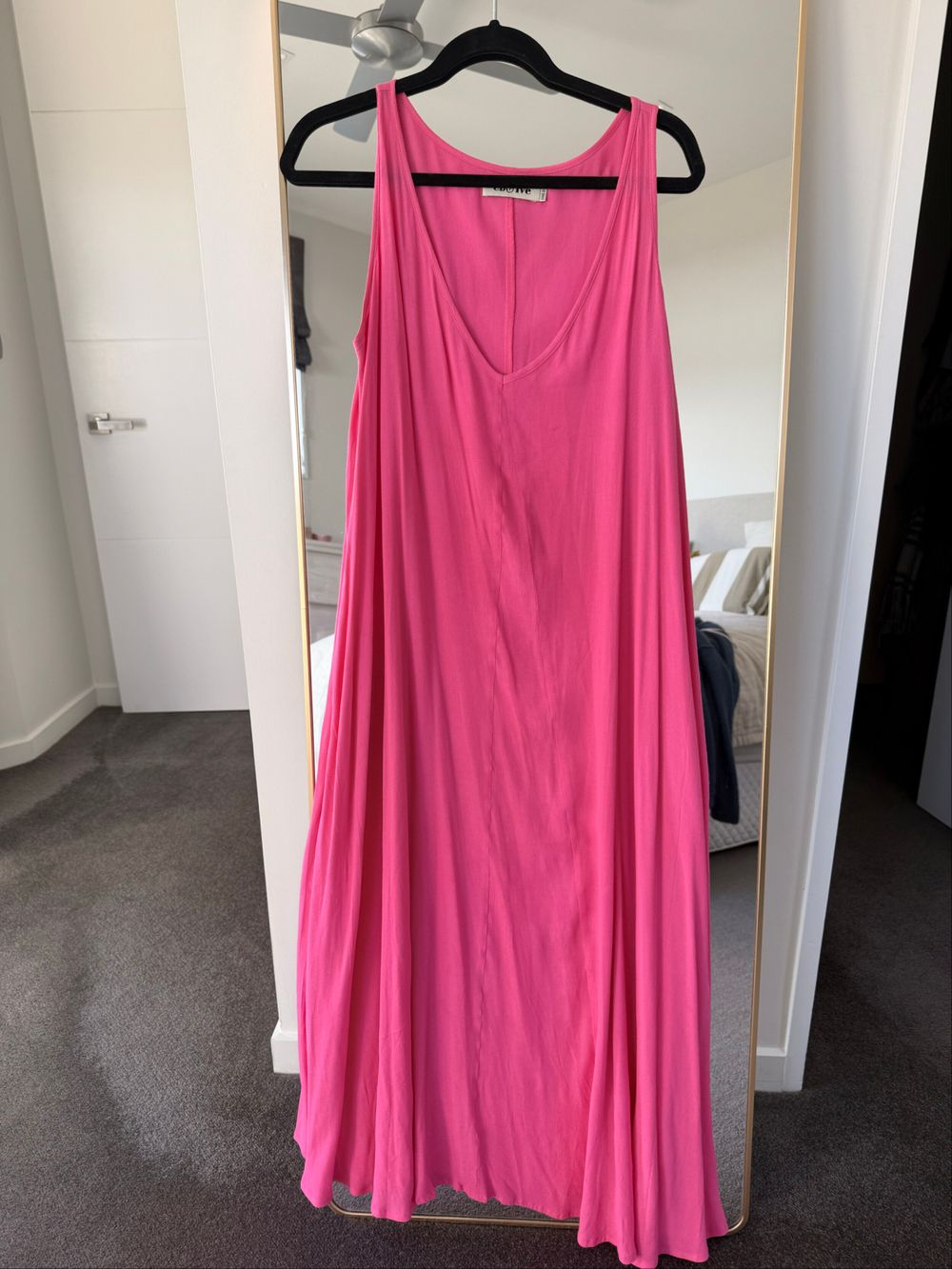 Eb&Ive Pink Sleeveless Maxi Dress