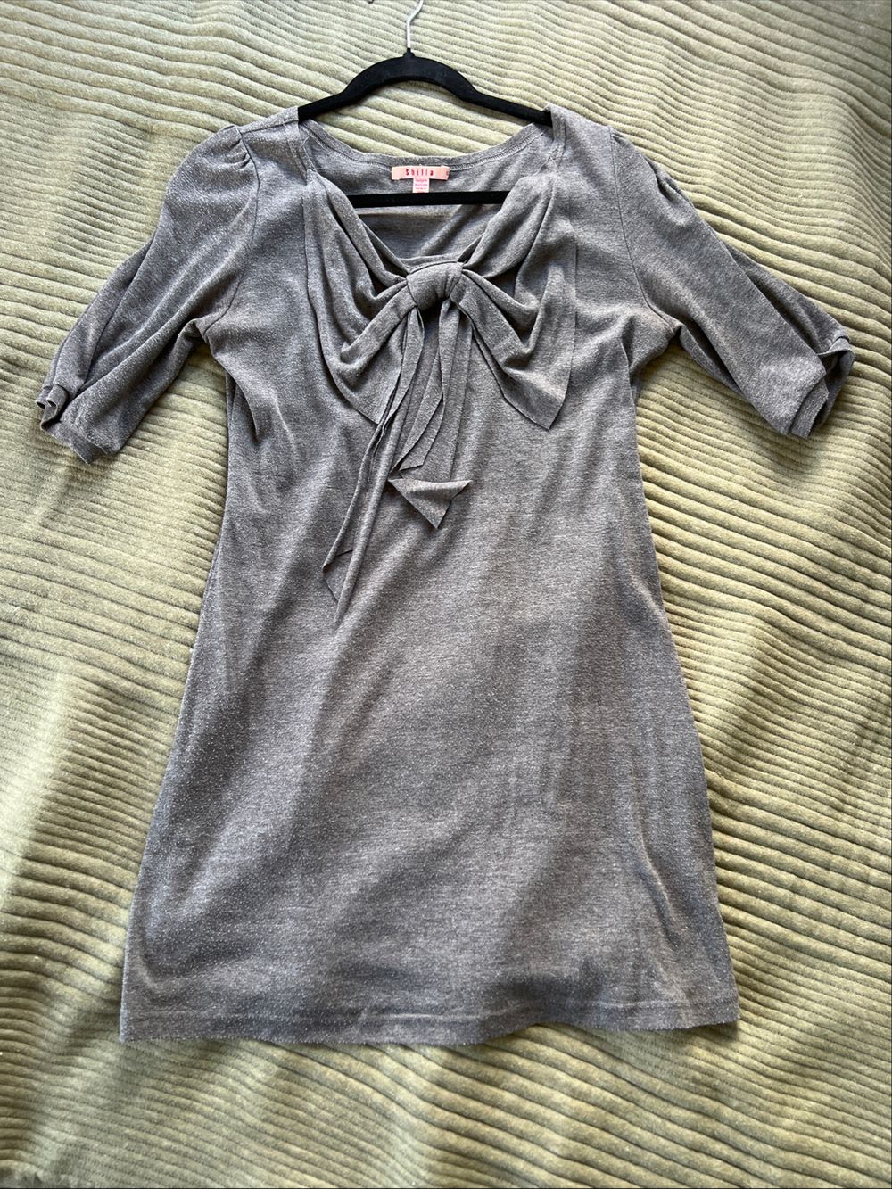 Shilla Grey Short Sleeve Dress/ Tunic