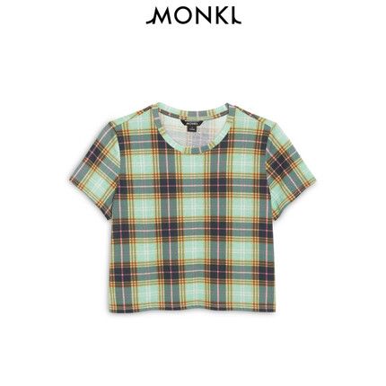 Monki green t shirt