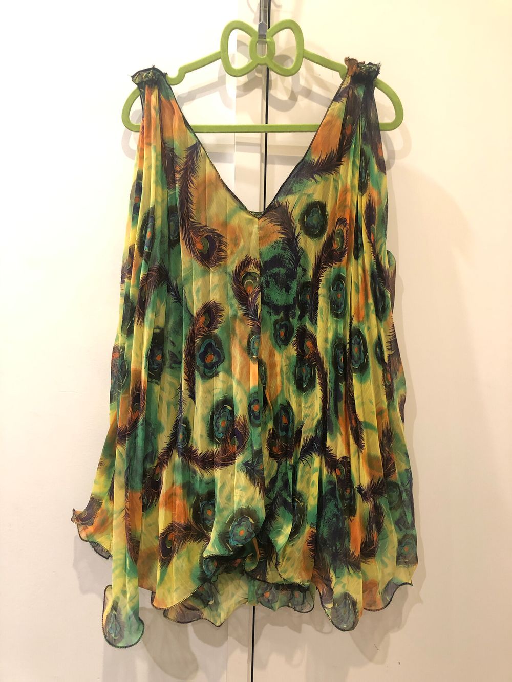 Chiffon Green Dress