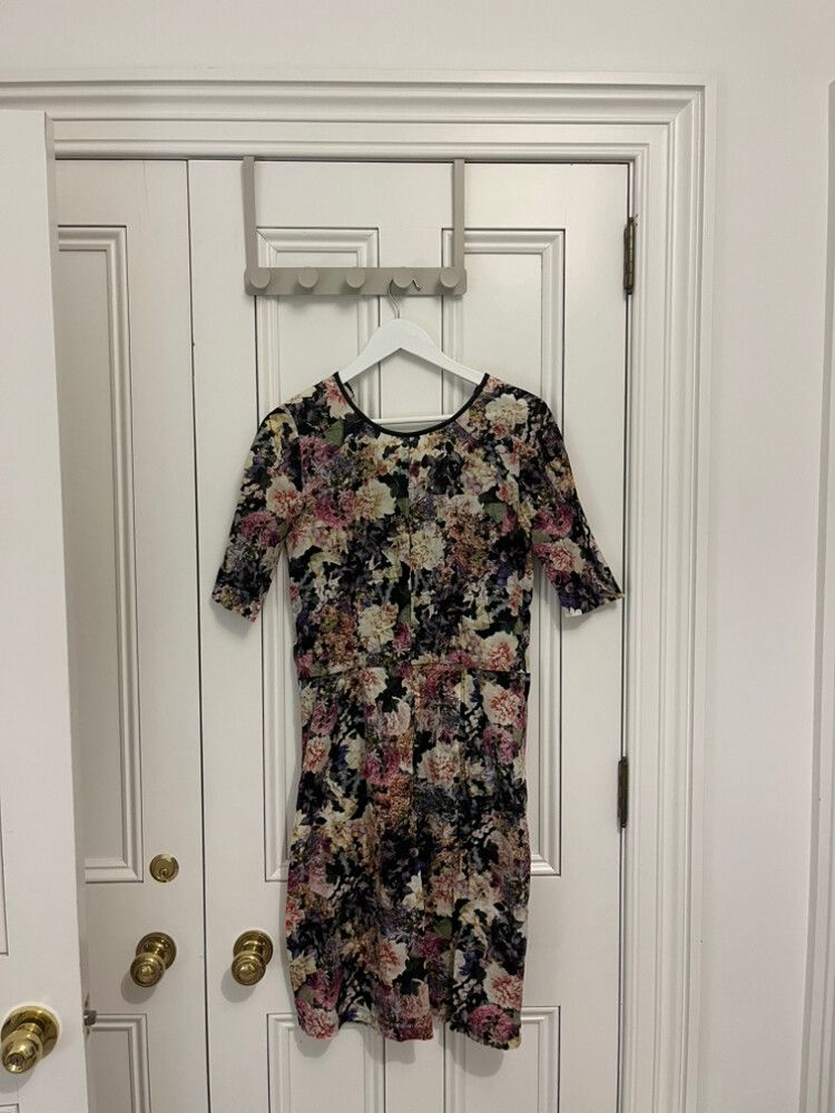 Juliette Hogan Floral Print Dress
