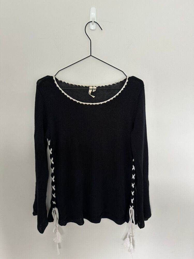 Loobie’s Story Black Knit Jumper – Size 10
