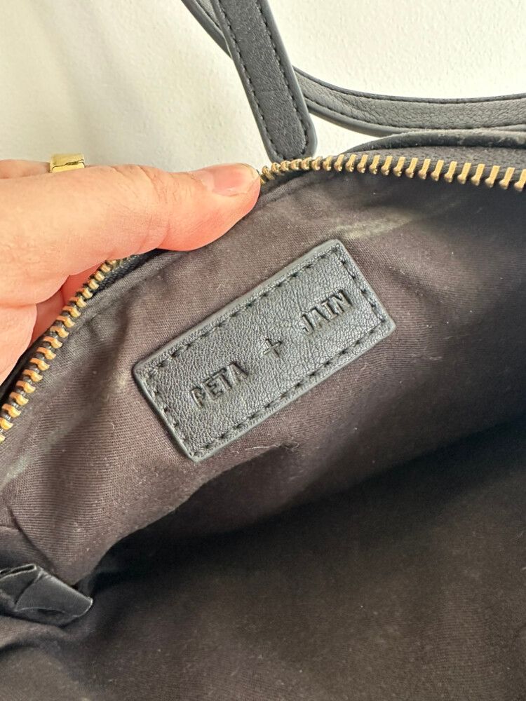 Peta + Jain Black Crossbody Bag