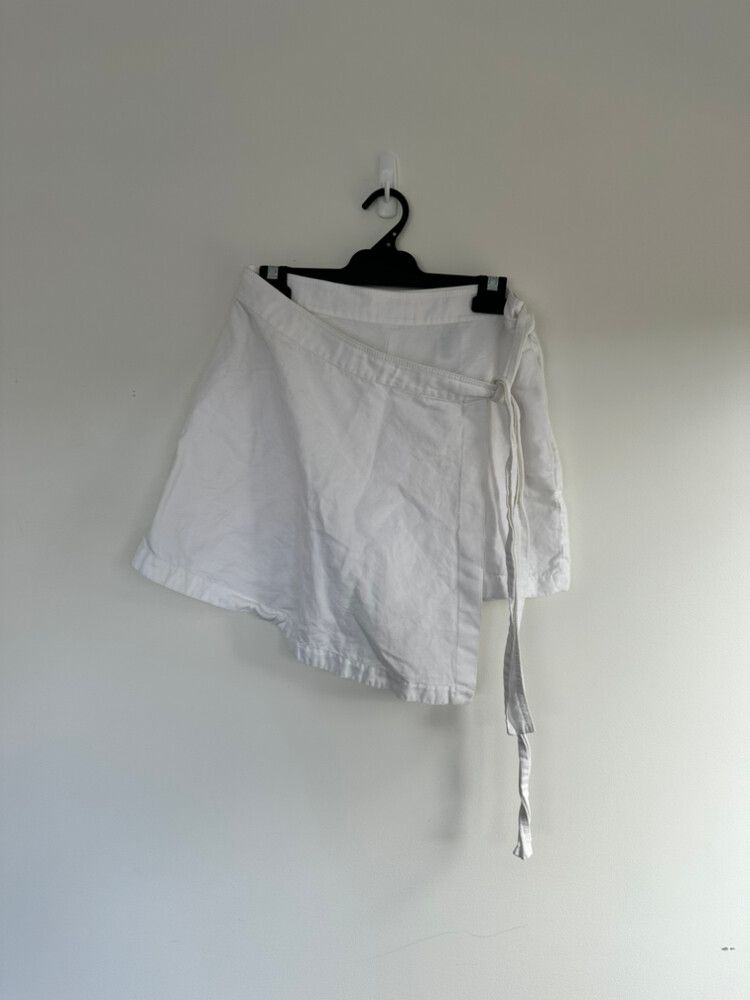 COS White Wrap Shorts