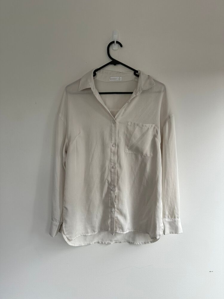Kookai white Long Sleeve Shirt