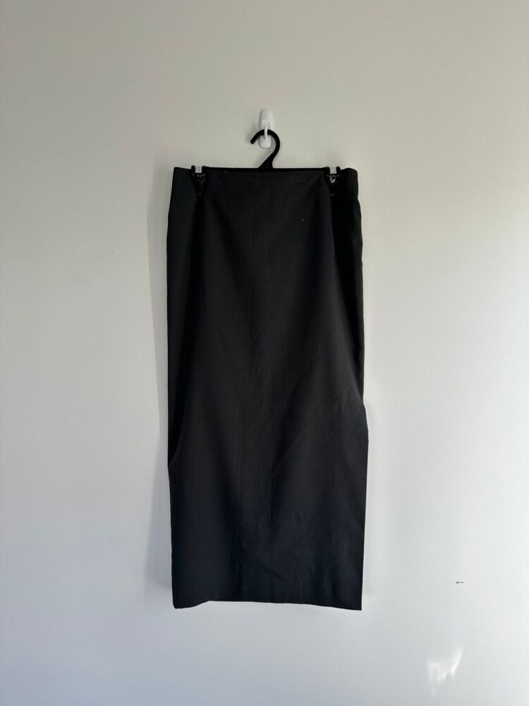 Adrienne Winkelmann Black Pencil Skirt
