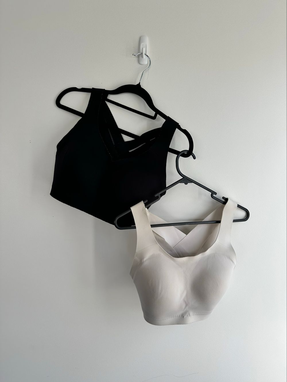Lululemon Black and Beige Enlite Bras x2
