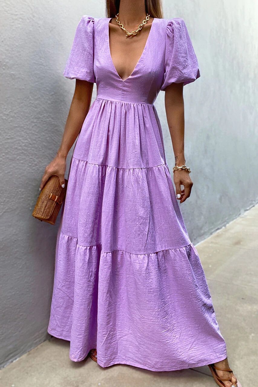 knee length dresses for ladies Asha Floral Maxi Dress