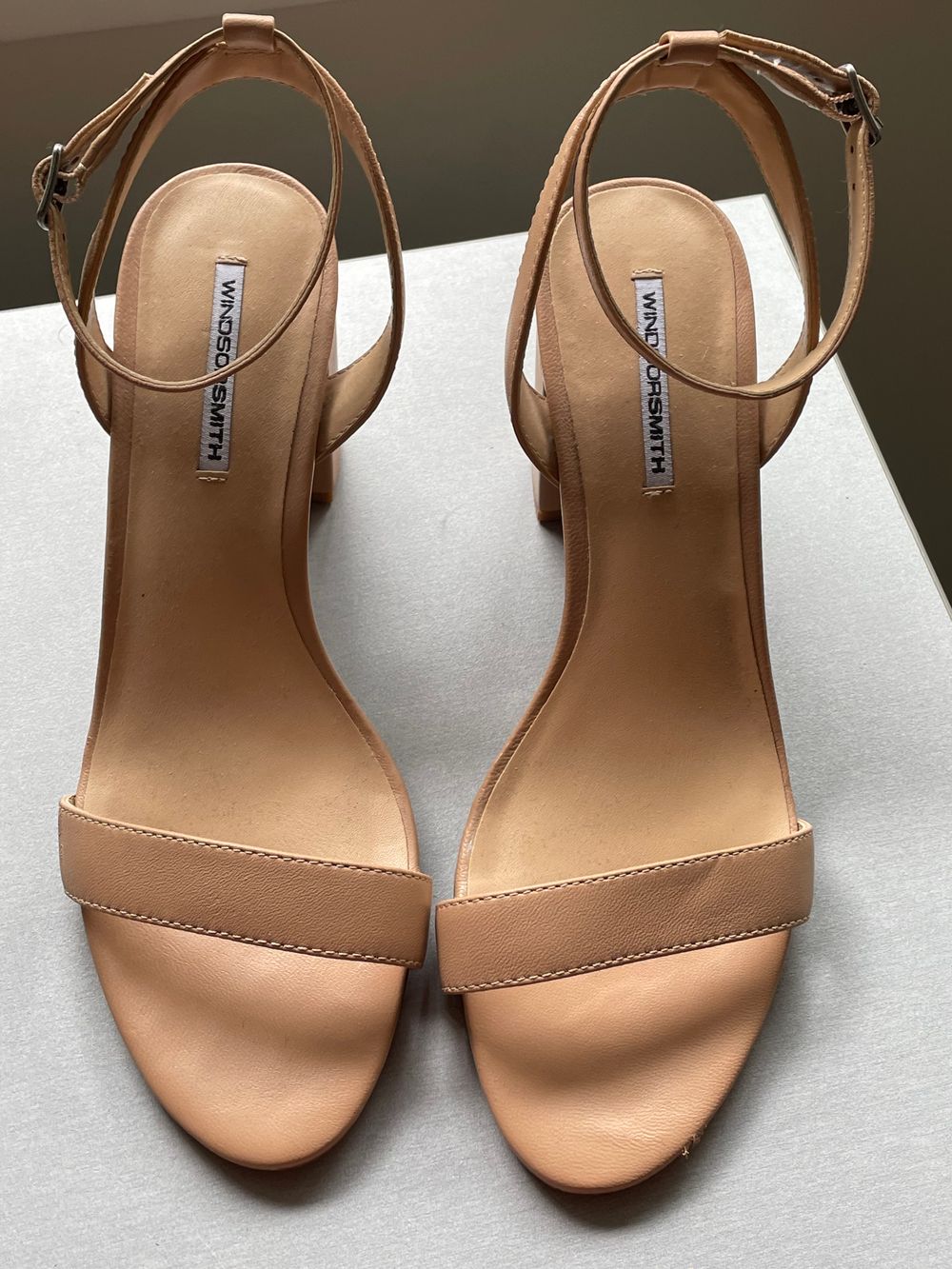 Nude Block Heel Pump