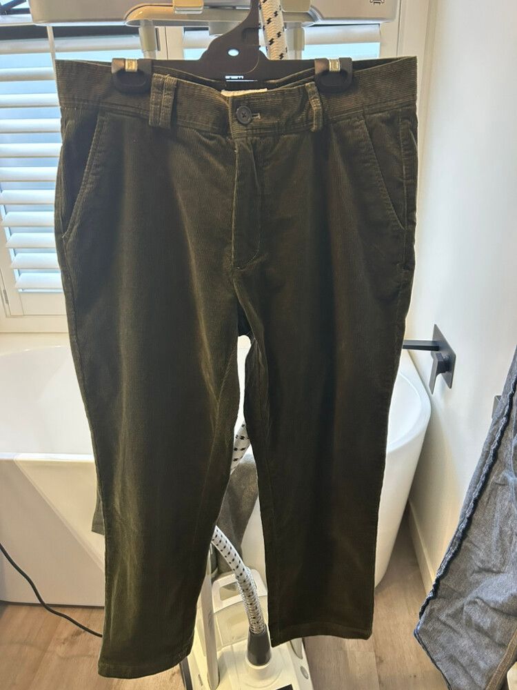 I Love Ugly Green Corduroy Pants