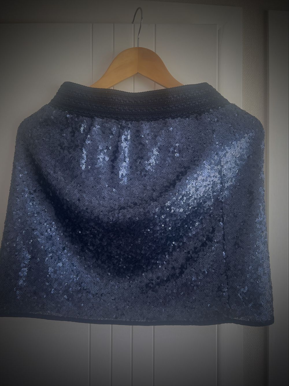 Sequin Navy Mini Skirt