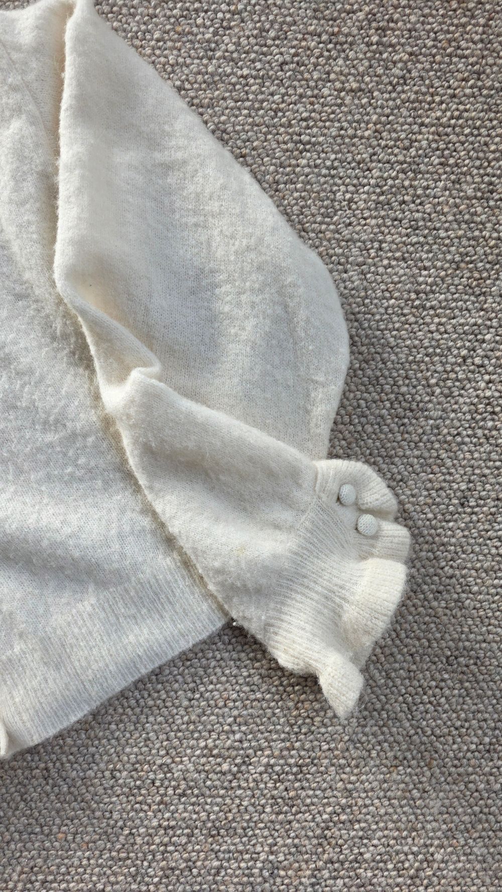 MAX Cream Knit Cardigan
