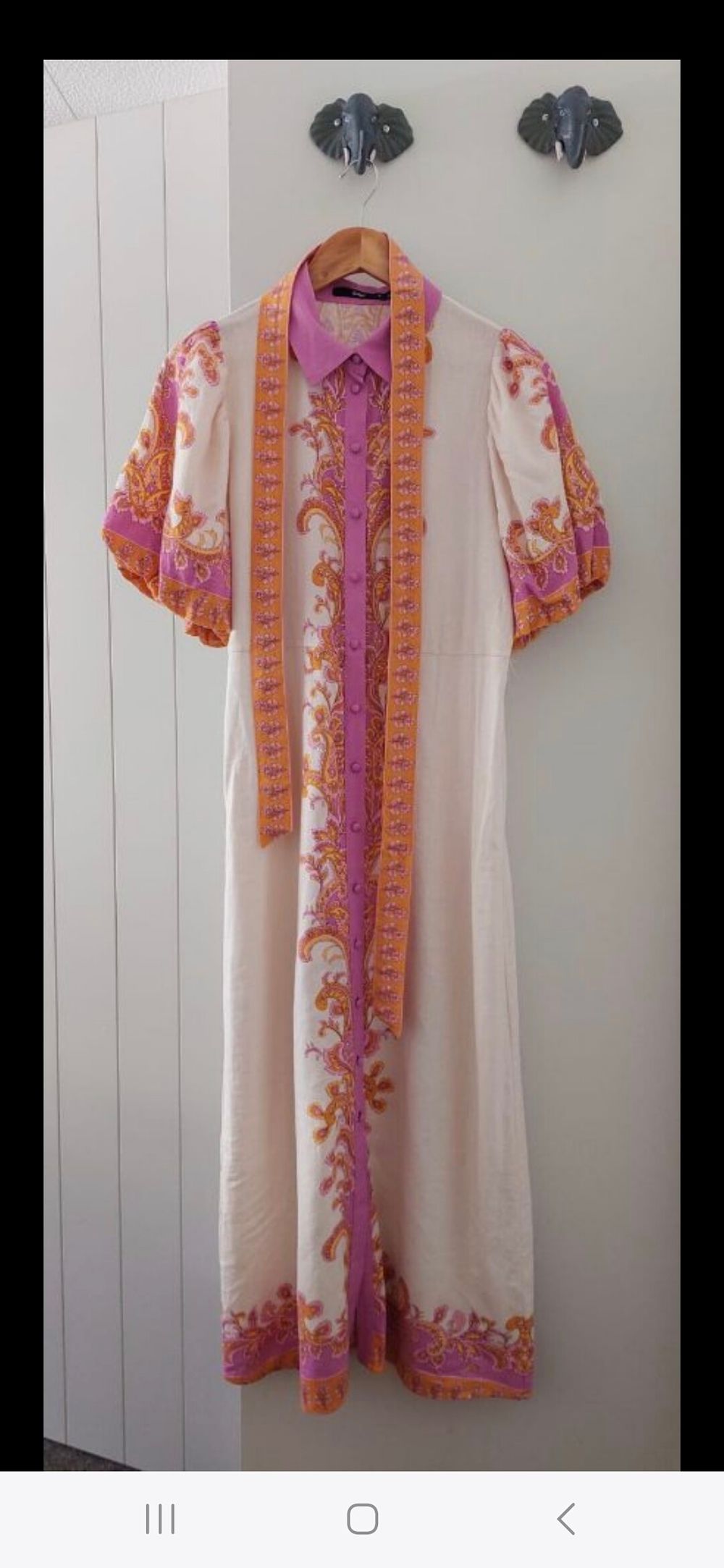sea lara lace-detailed linen-blend maxi dress La Palma Linen Maxi Dress main image 1