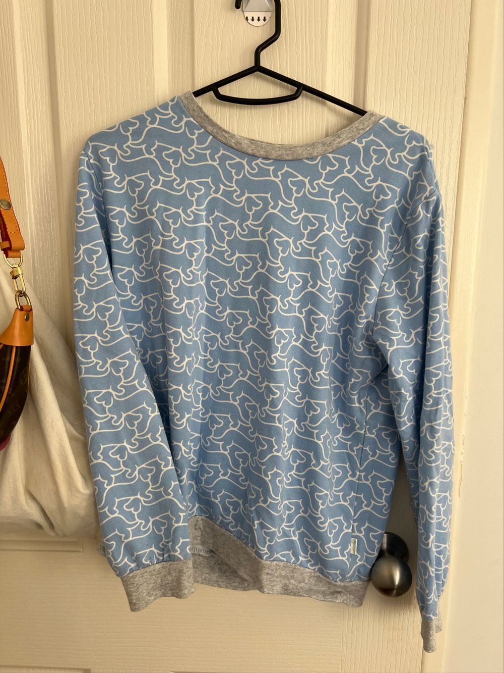 Peter Alexander Blue Dog Print Jumper
