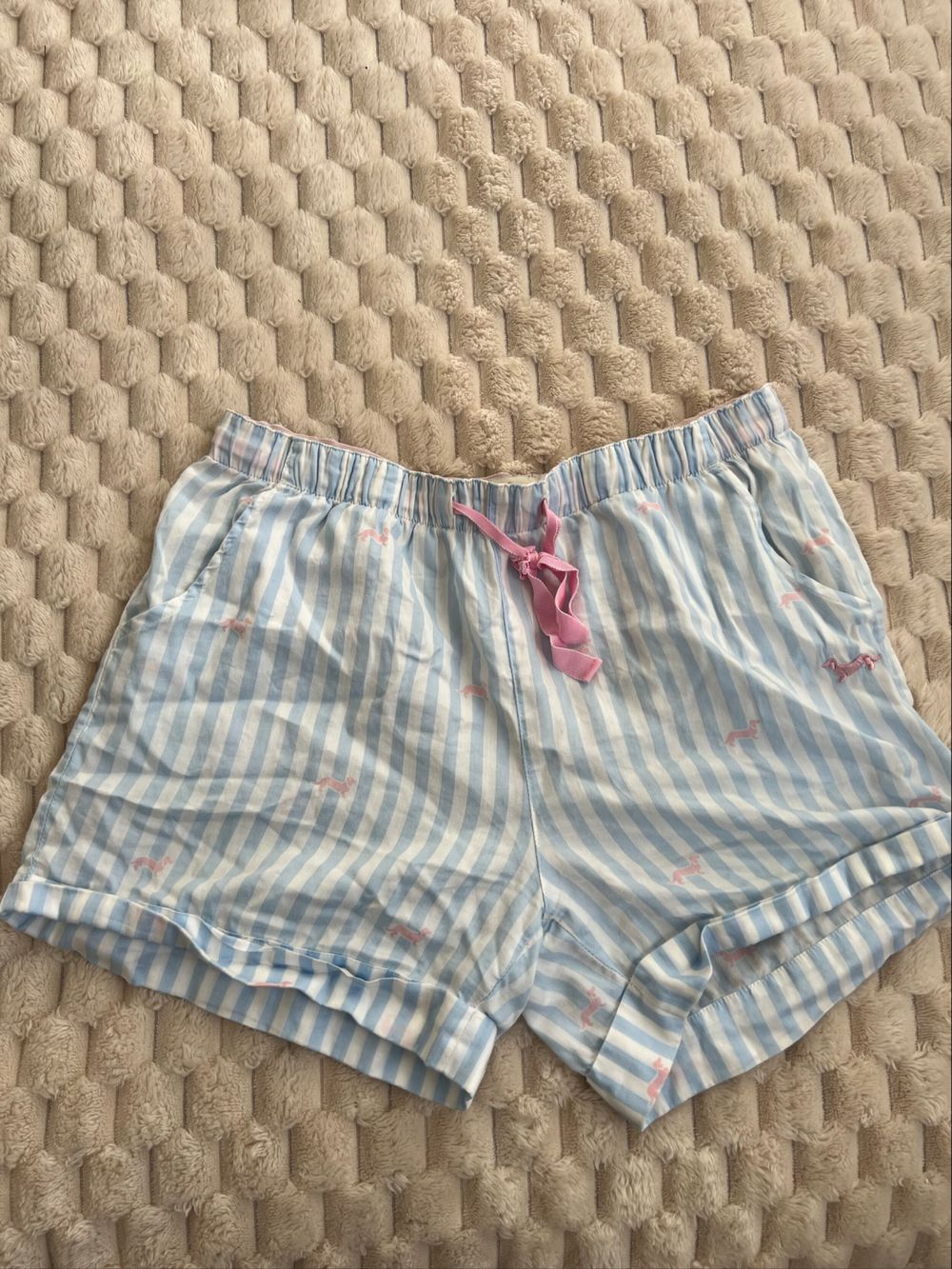 Peter Alexander Blue Striped Shorts