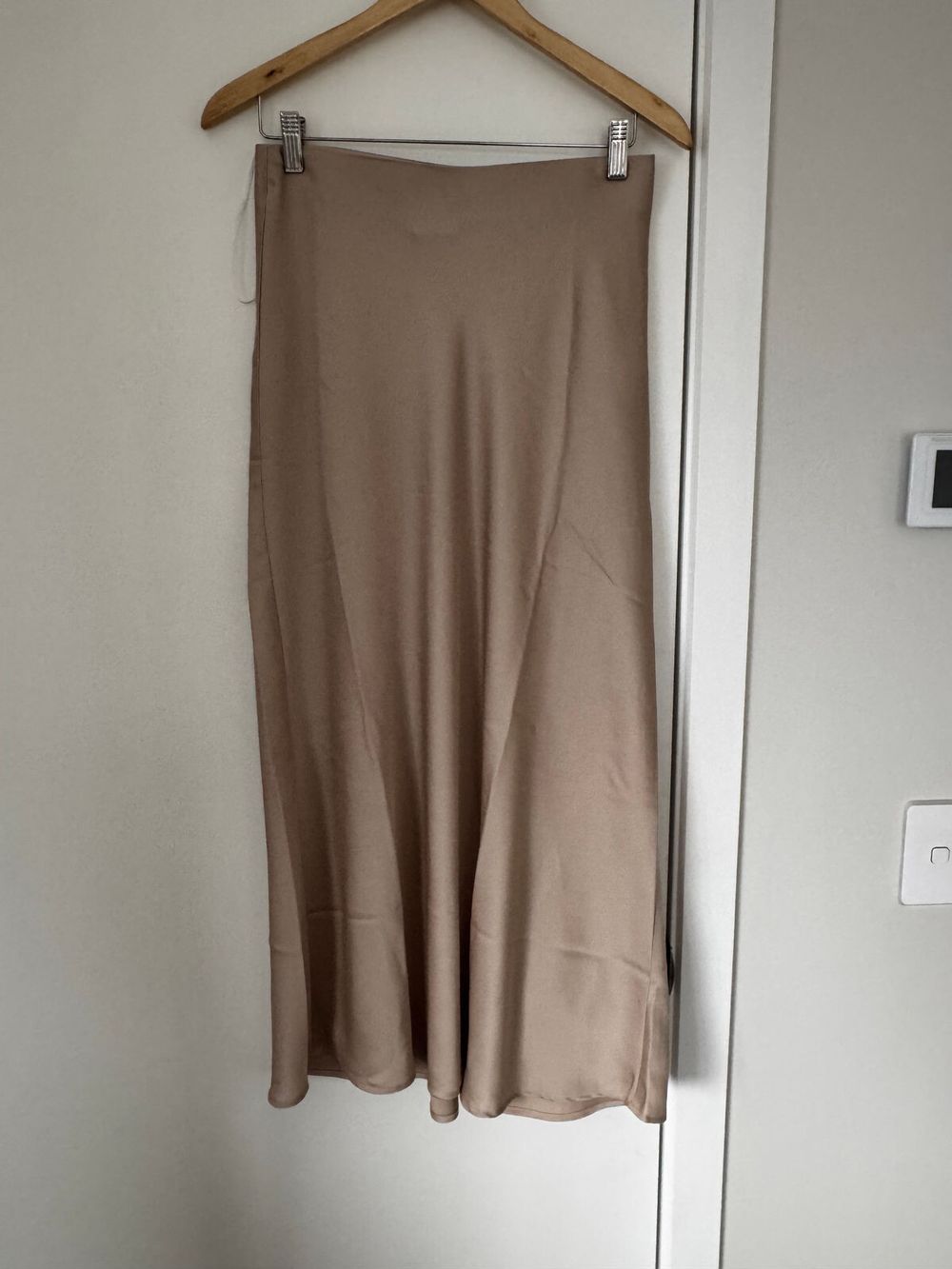 ASOS Vila Silk beige skirt