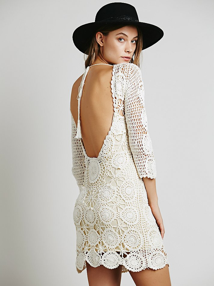 Spell & The Gypsy Collective - Spell Havana Crochet Mini Dress on Designer  Wardrobe